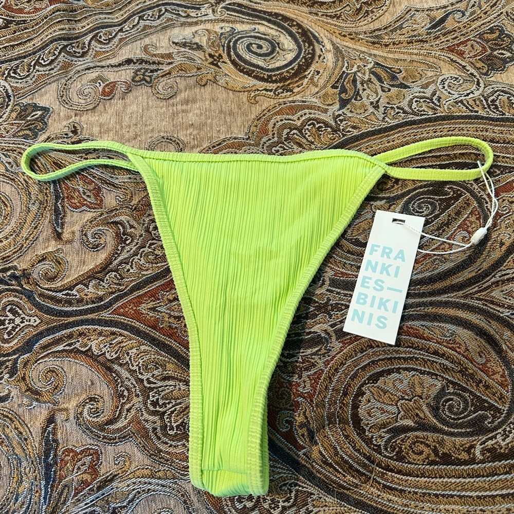Frankies Bikinis Lime Bikini Bottom